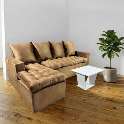 SOFA ATYRA 3L. + CHAISE
Marrón
