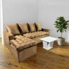 SOFA ATYRA 3L. + CHAISE
Marrón